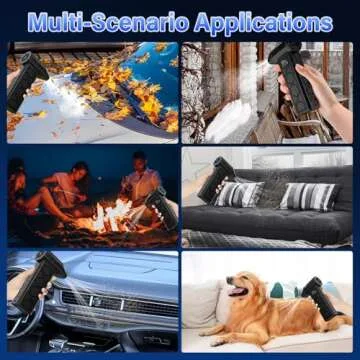 HSTOP Electric Air Duster with Flashlight – Powerful & Versatile