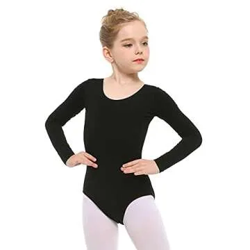 Stelle Ballet Leotards for Girls Long Sleeve Dance Dress Outfit Combo with Skirt and Tights (Toddler...