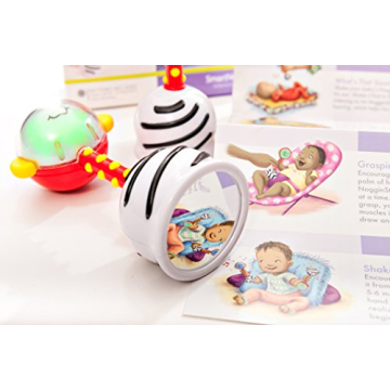 SmartNoggin NogginStik Light-up Rattle Sensory Toy Babies