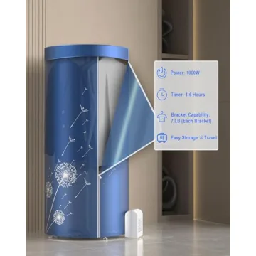 KASYDoFF 1000W Portable Dryer for Travel and Home