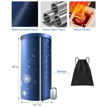 KASYDoFF 1000W Portable Dryer for Travel and Home