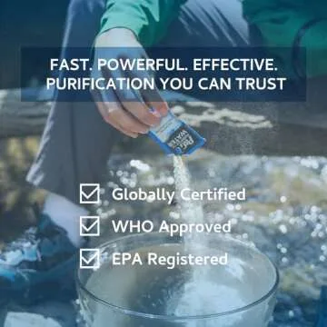 P&G Purifier Packets - Portable Water Purifier for Emergencies