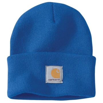 Carhartt Men's Knit Cuffed Beanie in Beacon Blue - Stylish & Warm