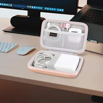 Canboc Travel Case for MacBook Charger - Stylish & Compact