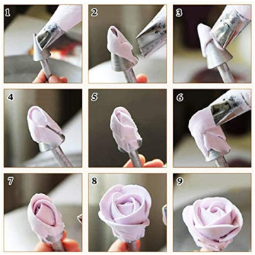 Cake Flower Nail Lifters Set Stainless Steel Tools for Decor
