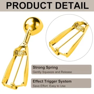 JUNADAEL J Cookie Scoop Set for Perfect Baking Sizes