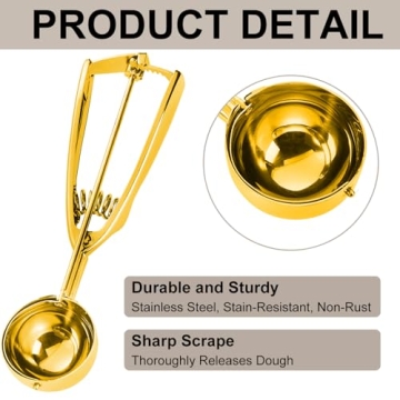 JUNADAEL J Cookie Scoop Set for Perfect Baking Sizes