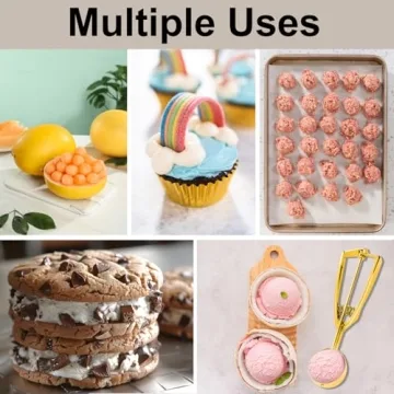 JUNADAEL J Cookie Scoop Set for Perfect Baking Sizes