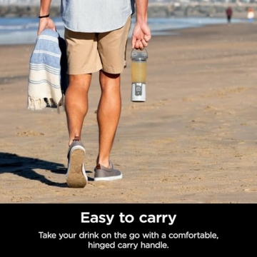 Ninja Blast Portable Blender - Smoothies Anywhere, Easy Sip, USB Rechargeable