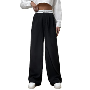 Stylish High Waist Wide Leg Pants for Women