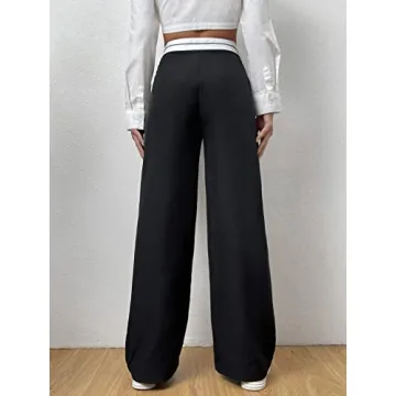 Stylish High Waist Wide Leg Pants for Women