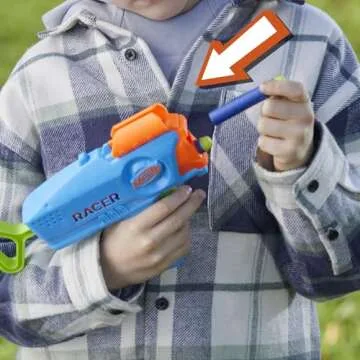 Nerf Elite Racer Easy-Play Dart Blaster 2 Pack for Kids