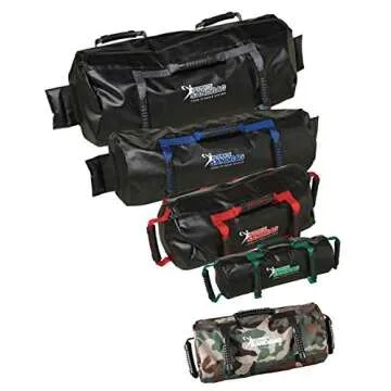 Ultimate Sandbag Training- Power Package-Adjustable Fitness Sandbag 10-40 pounds Heavy Duty Workout Sandbag for Exercise and Crossfit