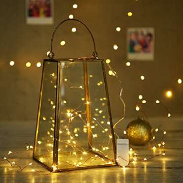 ANJAYLIA 30 Mini LED Fairy Lights for Christmas & Home Decor