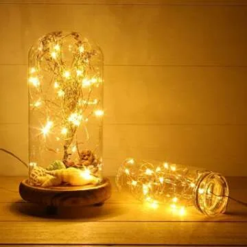 ANJAYLIA 30 Mini LED Fairy Lights for Christmas & Home Decor
