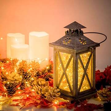 ANJAYLIA 30 Mini LED Fairy Lights for Christmas & Home Decor