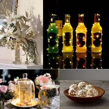 ANJAYLIA 30 Mini LED Fairy Lights for Christmas & Home Decor