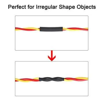 XHF 1/2 Inch (13mm) 3:1 Waterproof Heat Shrink Tubing Marine Grade Wire Cable Adhesive Lined Tube Insulation Seal Against Moisture Corrosion and Air Leakage, 4 Ft Black