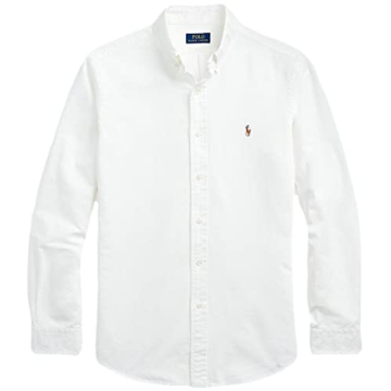 Polo Ralph Lauren Men's Long Sleeve Oxford Button Down Shirt - Classic Style & Comfort