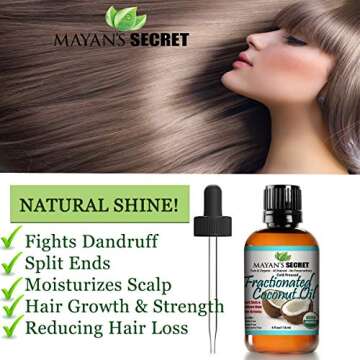 USDA Organic Fractionated Coconut Oil for Massage & Skincare