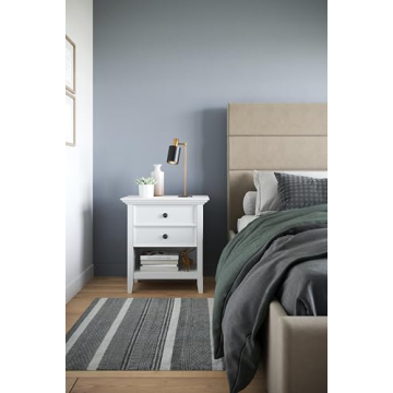 SIMPLIHOME Amherst Night Stand for Elegant Storage Solutions