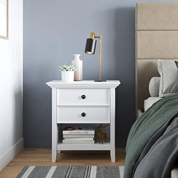 SIMPLIHOME Amherst Night Stand for Elegant Storage Solutions