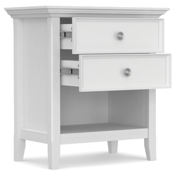 SIMPLIHOME Amherst Night Stand for Elegant Storage Solutions