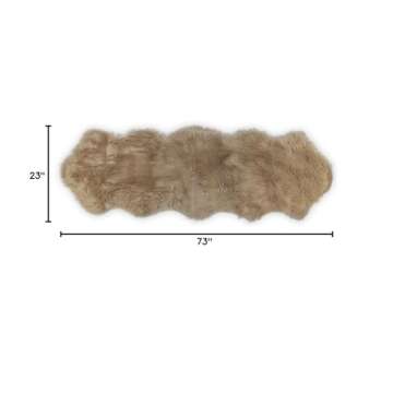 Nouvelle Legende Faux Fur Sheepskin Rug Duo - Luxurious Comfort