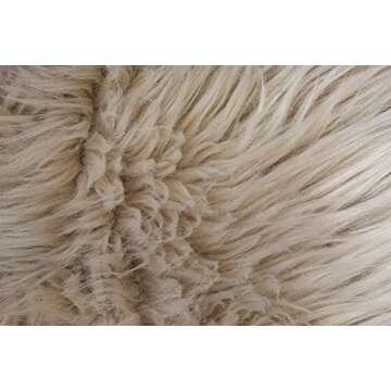 Nouvelle Legende Faux Fur Sheepskin Rug Duo - Luxurious Comfort