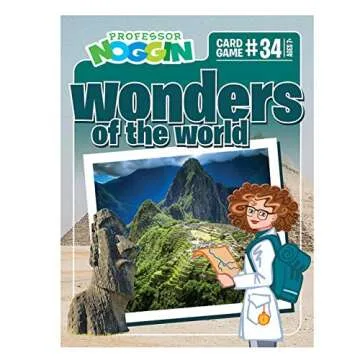 Professor Noggin's Wonders of The World Trivia Card Game - Educational Fun for Kids 7+