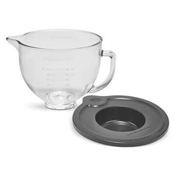 KitchenAid 5 Quart Glass Bowl with Measurement Markings