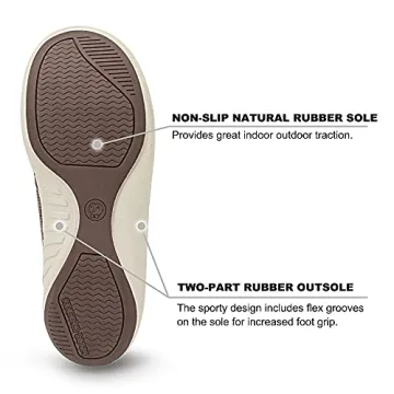 Mens Comfortable House Slippers with Arch Support