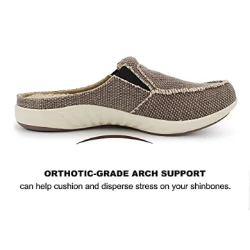 Mens Comfortable House Slippers with Arch Support