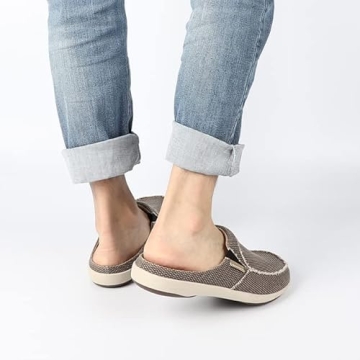 Mens Comfortable House Slippers with Arch Support