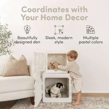 Kindtail Puppy Bundle - Collapsible Dog Crate + Pad + Pet Bowl Set - Comfortable PAWD Pad and Portable Pet Bowls are a for The Pet Crate - Lightweight, Compact, and Portable Set for Travel