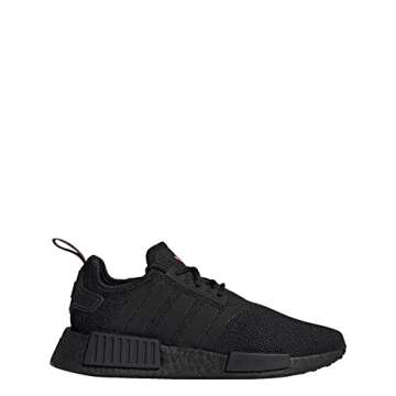 adidas Women's NMD_r1 Sneaker, Core Black/Core Black/Solar Pink, 9.5