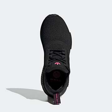 adidas Women's NMD_r1 Sneaker, Core Black/Core Black/Solar Pink, 9.5