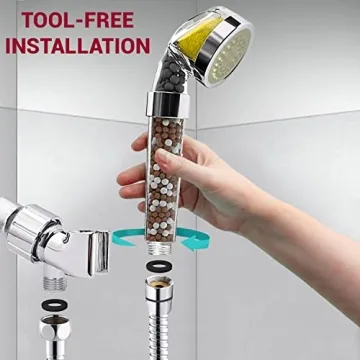 PureAction Vitamin C Shower Head - Hair & Skin Revitalizer