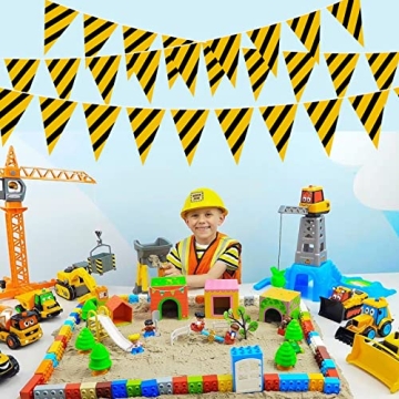 Luxiocio Construction Party Pennant Banner Decorations