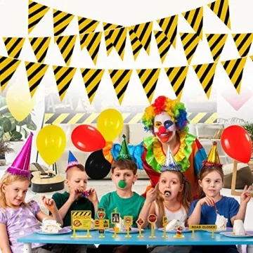 Luxiocio Construction Party Pennant Banner Decorations