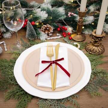 VATIN Wine Velvet Ribbon 3/8" Burgundy Premium Plush Velvet Woven Edge Velvet Ribbon for Christmas Tree,Gift Wrapping,Flower Bouquet,Wreath Decorations,Bow Making- 25 Yards