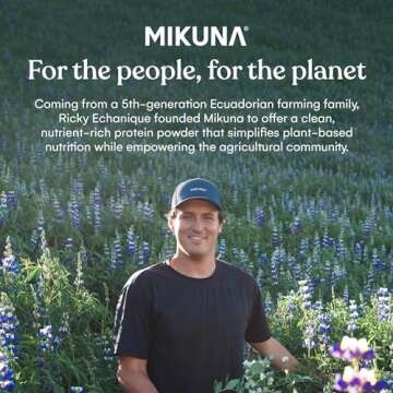 Mikuna Vegan Protein Powder (Unflavored, 15 Servings) - Plant Based Chocho Superfood Protein - Dairy Free Protein Powder Packed with Vitamins, Minerals & Fiber - Gluten, Keto & Lectin-Free