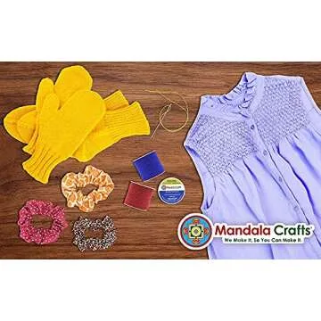 Mandala Crafts Shirring Elastic - Versatile Stretch Thread