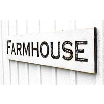 Handmade Rustic Farmhouse Sign - Customizable Decor