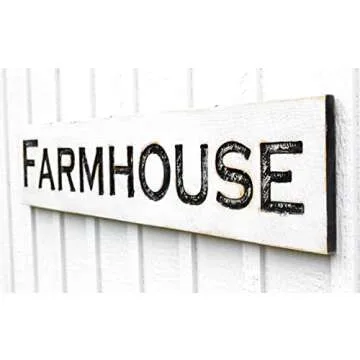Handmade Rustic Farmhouse Sign - Customizable Decor