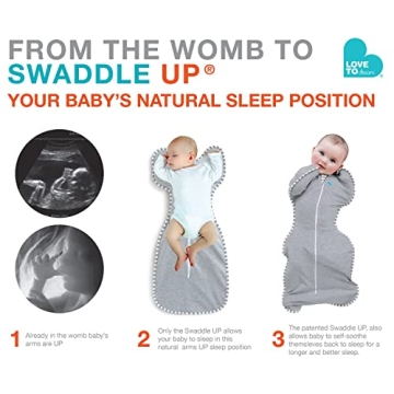 Love To Dream Swaddle UP Blue Medium Better Baby Sleep