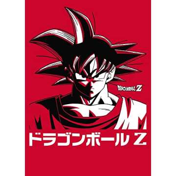 Dragon Ball Z Goku Kanji T-Shirt Tee Shirt Red