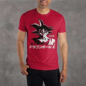 Dragon Ball Z Goku Kanji T-Shirt Tee Shirt Red