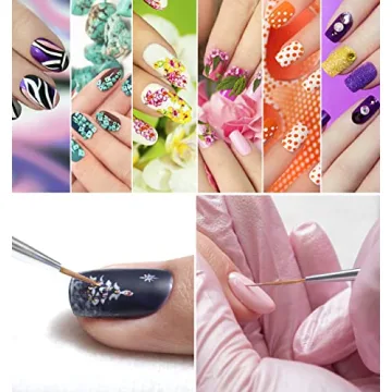 EZPICK Nail Art Brushes Set for Precision & Elegance