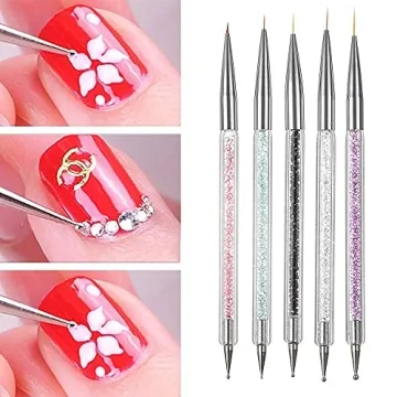 EZPICK Nail Art Brushes Set for Precision & Elegance